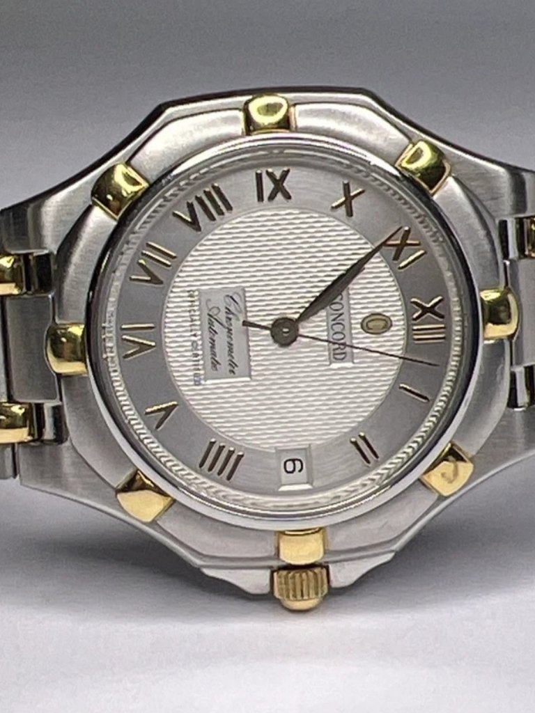 Concord Saratoga Chronometer Cosc Automatic 15D4234 36mm Two Tone Date Watch